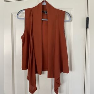 Forever21 rust color vest